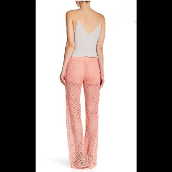 New Trina Turk Andria sheer crochet pant. - Picture 3 of 10